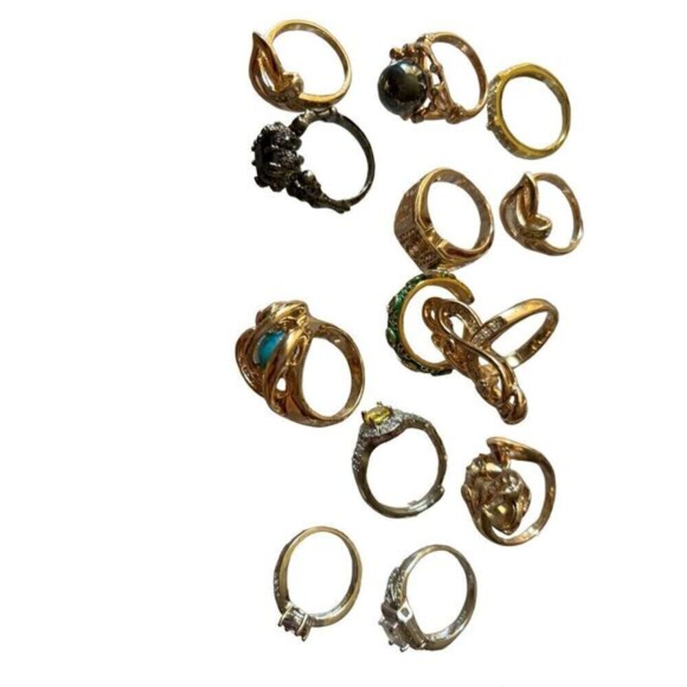 Gold Earings Rings